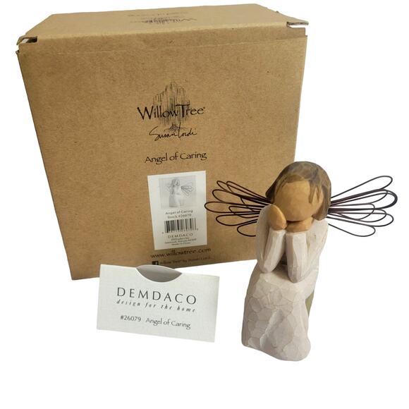 Willow Tree/ Demdaco 2001 / Figurine "Angel Of Caring" 4" NEW!! - Picture 1 of 6